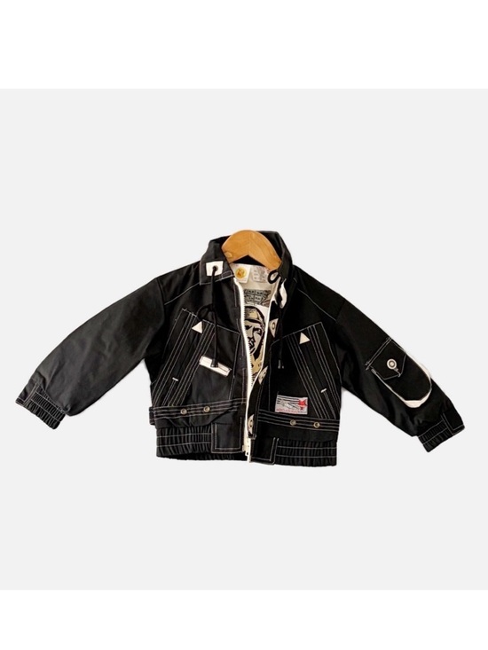 Vintage Other - Vintage RARE Winnie the Pooh Air Force Varsity Bomber Jacket Size 4T